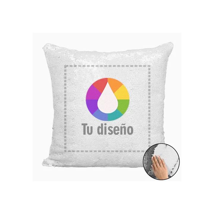 ▷ Cojines Personalizados lentejuelas
