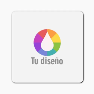 Imán personalizado cuadrado