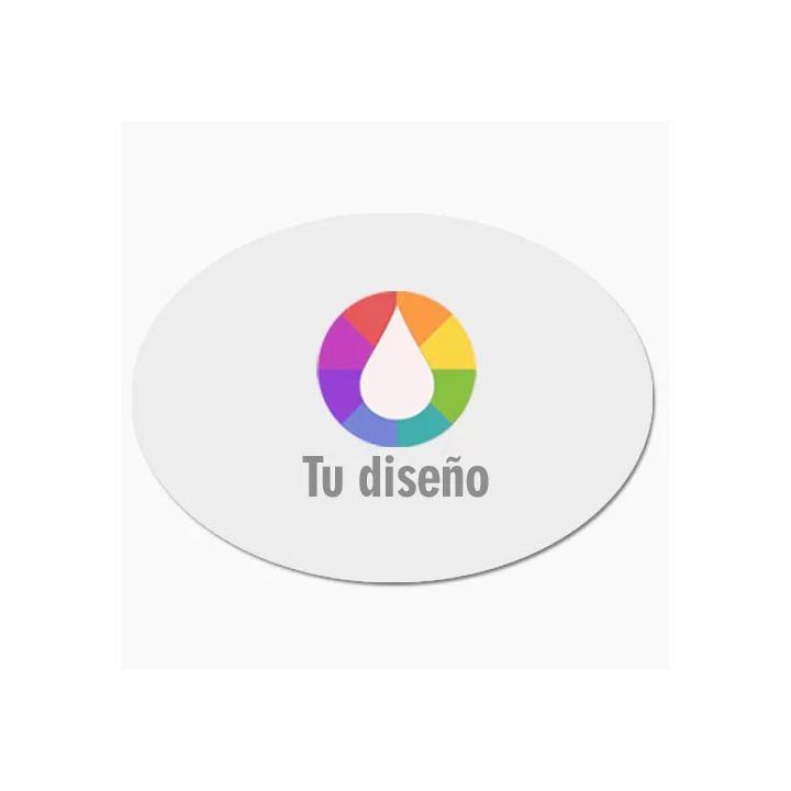 Imán personalizado ovalado