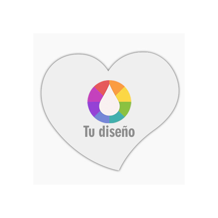 Imán personalizado corazón