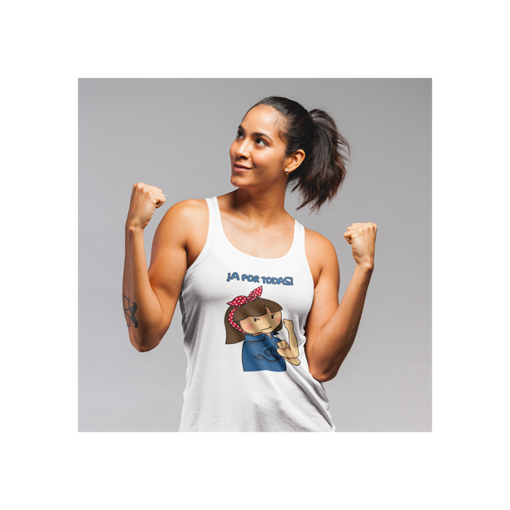 Camiseta de tirantes personalizada mujer