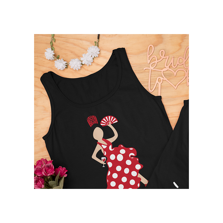 Camiseta de tirantes personalizada mujer