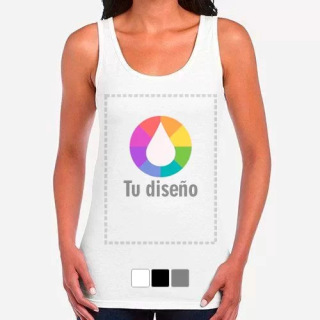 Camiseta de tirantes personalizada mujer