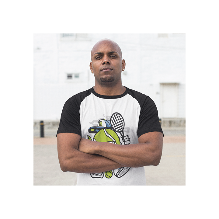 Camiseta bicolor personalizada