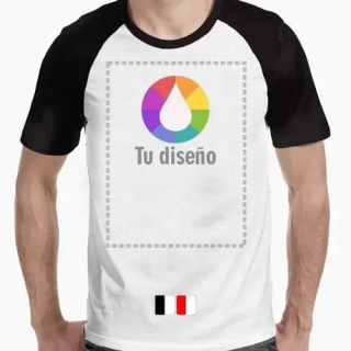 Camiseta bicolor personalizada