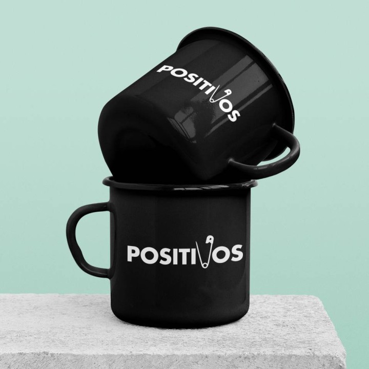 Tazas Metal de colores Personalizadas   -  Tazas Vintage retro de colores